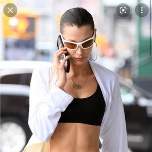 LEXXOLA Neo White Honey Sunglasses